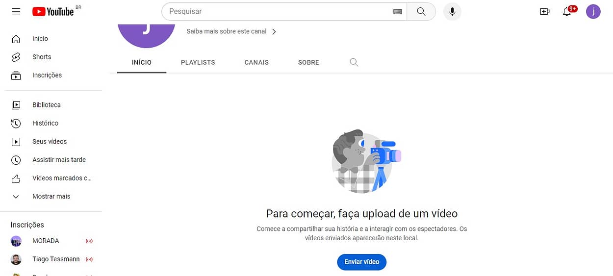 Como postar vídeos no youtube
