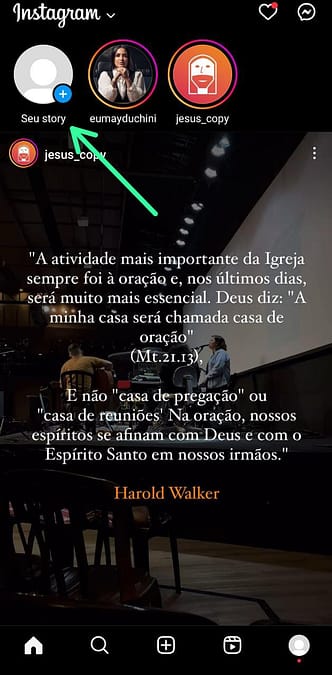 como adicionar figurinha no instagram
