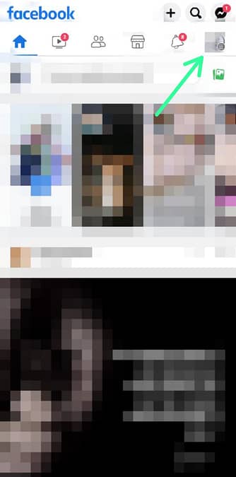 onde desativar Facebook
